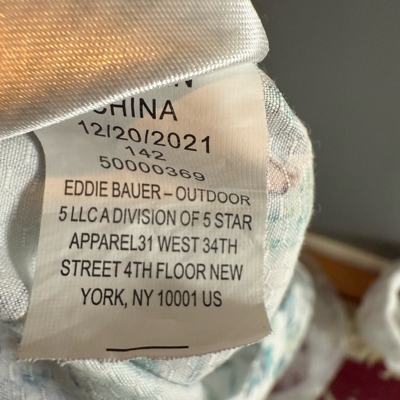 Eddie Bauer Outdoor Fly Fishing Short Sleeve Mens Button Down Collared Shirt 3XB - Picture 5 of 7